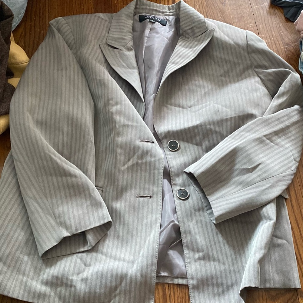 Pin stripe blazer worn once